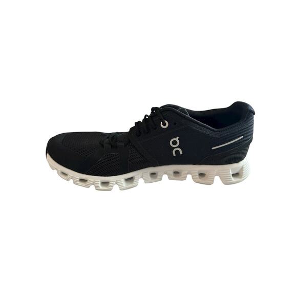 On Cloud ONCLOUD Cloud 5 Black White Running Shoes Sz 8.5 Women's EUC RARE - Picture 4 of 15